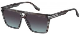 Sunglasses - Marc Jacobs - MARC 717/S - 2W8 (98) GREY HORN // BROWN TEAL GRADIENT