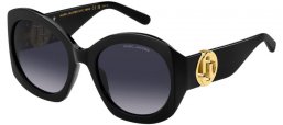 Sunglasses - Marc Jacobs - MARC 722/S - 807 (9O) BLACK // DARK GREY GRADIENT