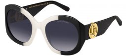 Sunglasses - Marc Jacobs - MARC 722/S - CCP (9O) WHITE BLACK // DARK GREY GRADIENT