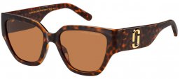 Sunglasses - Marc Jacobs - MARC 724/S - 086 (70) DARK HAVANA // BROWN