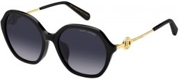 Sunglasses - Marc Jacobs - MARC 728/F/S - 807 (9O) BLACK // DARK GREY GRADIENT
