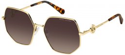 Sunglasses - Marc Jacobs - MARC 730/S - 06J (HA) GOLD HAVANA // BROWN GRADIENT