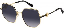 Sunglasses - Marc Jacobs - MARC 730/S - RHL (9O) GOLD BLACK // DARK GREY GRADIENT