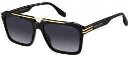 Sunglasses - Marc Jacobs - MARC 752/S - 807 (9O) BLACK // DARK GREY GRADIENT
