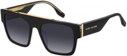 Sunglasses - Marc Jacobs - MARC 757/S - 1EI (9O) BLACK PATTERNED GREY // DARK GREY GRADIENT
