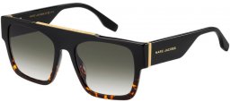 Lunettes de soleil - Marc Jacobs - MARC 757/S - WR7 (9K) BLACK HAVANA // GREEN GRADIENT