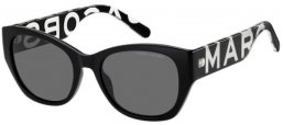 Lunettes de soleil - Marc Jacobs - MARC 807/S - QFU (M9) BLACK // GREY POLARIZED