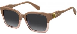 Sunglasses - Marc Jacobs - MARC 814/S - 10A (9O) BEIGE // DARK GREY GRADIENT