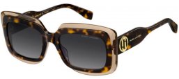 Gafas de Sol - Marc Jacobs - MARC 850/S - XLT (9O) HAVANA BEIGE // DARK GREY GRADIENT