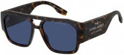 Gafas de Sol - Marc Jacobs - MARC 860/S - 086 (KU) DARK HAVANA // BLUE GREY