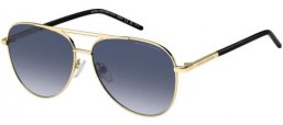 Lunettes de soleil - Marc Jacobs - MARC 865/S - RHL (08) GOLD BLACK // DARK BLUE GRADIENT