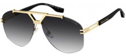 Lunettes de soleil - Marc Jacobs - MARC 873/S - J5G (9O) GOLD // DARK GREY GRADIENT