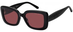 Gafas de Sol - Marc Jacobs - MARC 888/S - 807 (4S) BLACK // BURGUNDY