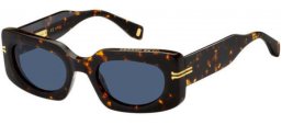 Sunglasses - Marc Jacobs - MJ 1075/S - 086 (KU) DARK HAVANA // BLUE GREY
