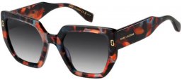 Lunettes de soleil - Marc Jacobs - MJ 1126/S - X8Q (9O) BROWN BLUE HAVANA // DARK GREY GRADIENT