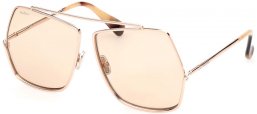 Lunettes de soleil - MaxMara - MM0006 ELSA - 28E  SHINY GOLD // PINK PHOTOCHROMATIC