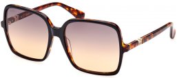 Sunglasses - MaxMara - MM0037 EMME9 - 05K  BLACK HAVANA // BROWN GRADIENT