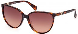 Sunglasses - MaxMara - MM0045 EMME10 - 54F  RED HAVANA // BROWN GRADIENT
