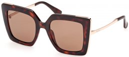 Sunglasses - MaxMara - MM0051 DESIGN4 - 54S  HAVANA RED // BURGUNDY