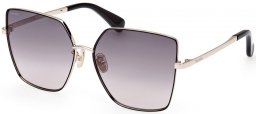 Sunglasses - MaxMara - MM0052-H NATALIA - 32B  BLACK GOLD // GREY GRADIENT