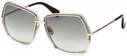 Gafas de Sol - MaxMara - MM0054 ELSA3 - 32P  SHINY GOLD // GREEN GRADIENT