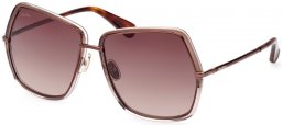 Gafas de Sol - MaxMara - MM0054 ELSA3 - 48F  SHINY BRONZE // BROWN GRADIENT