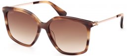 Sunglasses - MaxMara - MM0055 JEWEL3 - 48F  SHINY HAVANA // BROWN GRADIENT