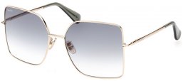 Sunglasses - MaxMara - MM0062-H DESIGN6 - 32P  SHINY GOLD // GREEN GRADIENT