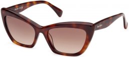 Gafas de Sol - MaxMara - MM0063 LOGO14 - 52F  DARK HAVANA // BROWN GRADIENT