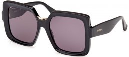 Gafas de Sol - MaxMara - MM0088 ERNEST - 01A  SHINY BLACK // GREY
