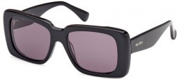 Sunglasses - MaxMara - MM0091 GLIMPSE3 - 01A  SHINY BLACK // GREY