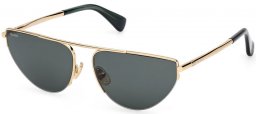 Sunglasses - MaxMara - MM0122 - 30N  SHINY GOLD // GREEN