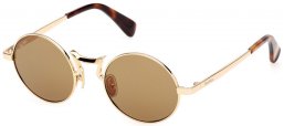 Lunettes de soleil - MaxMara - MM0127 - 30L  SHINY DARK GOLD // ROVIEX MIRROR