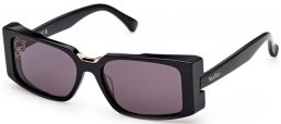 Sunglasses - MaxMara - MM0159 SPARK9 - 01A  SHINY BLACK // SMOKED