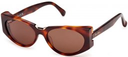 Lunettes de soleil - MaxMara - MM0160 SPARK10 - 52E  DARK HAVANA // BROWN