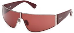 Gafas de Sol - MaxMara - MM0164 SPACE - 14S  SHINY LIGHT RUTHENIUM // BORDEAUX