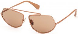 Gafas de Sol - MaxMara - MM0165 JOEY - 45E  SHINY LIGHT BROWN // BROWN