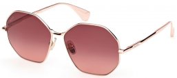 Gafas de Sol - MaxMara - MM0168 MILLER - 28F  SHINY ROSE GOLD // BROWN GRADIENT