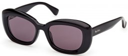 Gafas de Sol - MaxMara - MM0170 ELIZABETH 1 - 01A  SHINY BLACK // GREY