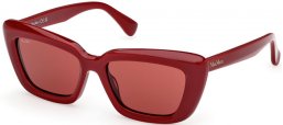 Lunettes de soleil - MaxMara - MM0171 ELIZABETH - 69S  SHINY BORDEAUX // BORDEAUX
