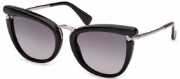 Gafas de Sol - MaxMara - MM0186 - 01B  SHINY BLACK // SMOKE GRADIENT