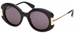 Gafas de Sol - MaxMara - MM0188 - 01A  SHINY BLACK // SMOKE