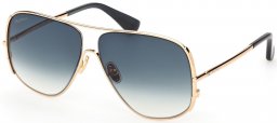 Gafas de Sol - MaxMara - MM0190 - 30P  SHINY GOLD // GREEN GRADIENT