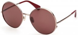 Gafas de Sol - MaxMara - MM0191 - 36S  SHINY BRONZE // BURGUNDY