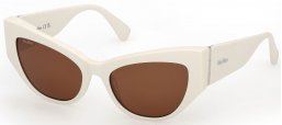Gafas de Sol - MaxMara - MM0192 - 25E  SHINY IVORY // BROWN
