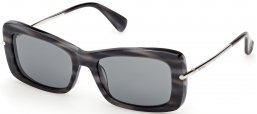 Gafas de Sol - MaxMara - MM0194 - 64A  STRIPED GREY // SMOKE
