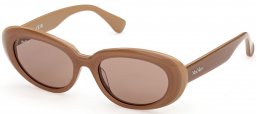 Gafas de Sol - MaxMara - MM0196 - 46E  SHINY LIGHT BROWN // BROWN