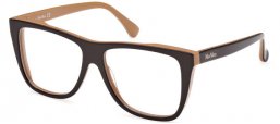 Monturas - MaxMara - MM5096 - 050  DARK BROWN ON BEIGE