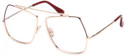 Monturas - MaxMara - MM5118-B - 028  SHINY GOLD BURGUNDY