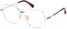 Lunettes de vue - MaxMara - MM5154 - 028  SHINY PALE GOLD